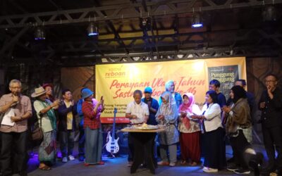 HUT Ke-16, Sastra Reboan Gelar Syukuran dan Launching Punggung Panggung