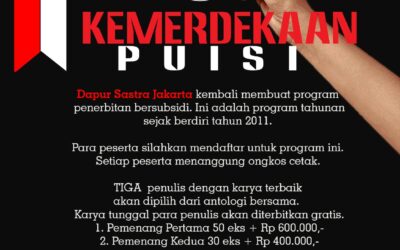 DSJ Gelar Lomba Kemerdekaan Puisi Berhadiah Cetak Buku Gratis