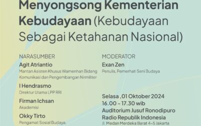 Songsong Kementerian Kebudayaan, ABRA Kembali Gelar Diskusi di RRI