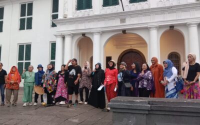 TISI dan Sudinbud Jakarta Barat Kagetkan Pengunjung Museum Fatahillah
