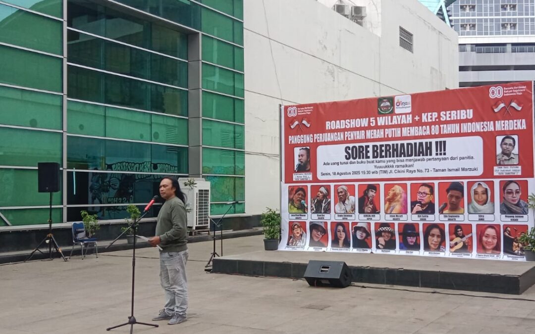 Nada Getir dari Panggung Penyair Merah Putih Membaca 80 Tahun Indonesia Merdeka
