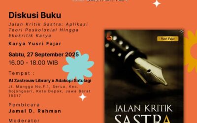 Hadirkan Jamal D Rahman, Semaan Puisi Gelar Diskusi Kritik Sastra